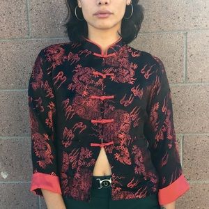 Dragon silk blouse